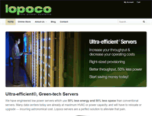 Tablet Screenshot of lopoco.com